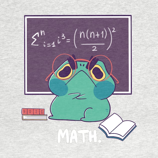 Frog hates Math by TaylorRoss1